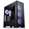 PHANTEKS Eclipse G400A PC-Gehäuse + Glacier M25 Gen2 AiO-Flüssigkeitskühlung - schwarz