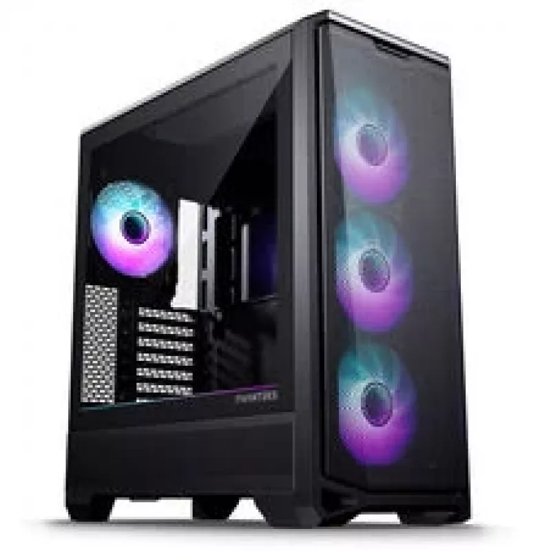 PHANTEKS Eclipse G400A PC-Gehäuse + Glacier M25 Gen2 AiO-Flüssigkeitskühlung - schwarz