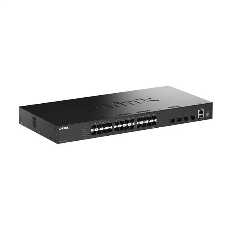 D-Link 28-Port Gigabit SFP Stackable Smart Managed Switch mit 4 x 10G SFP+ Ports
