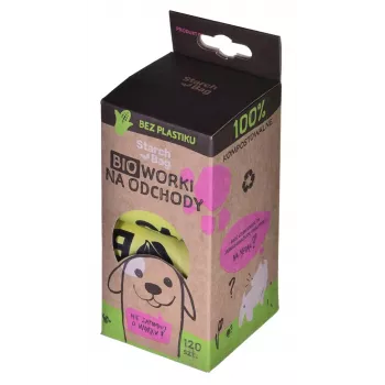 STARCH BAG - Kotbeutel für Hunde - 8 x 15