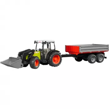 Spielzeugtraktor Bruder Claas Nectis 267 F mit Kippanhänger