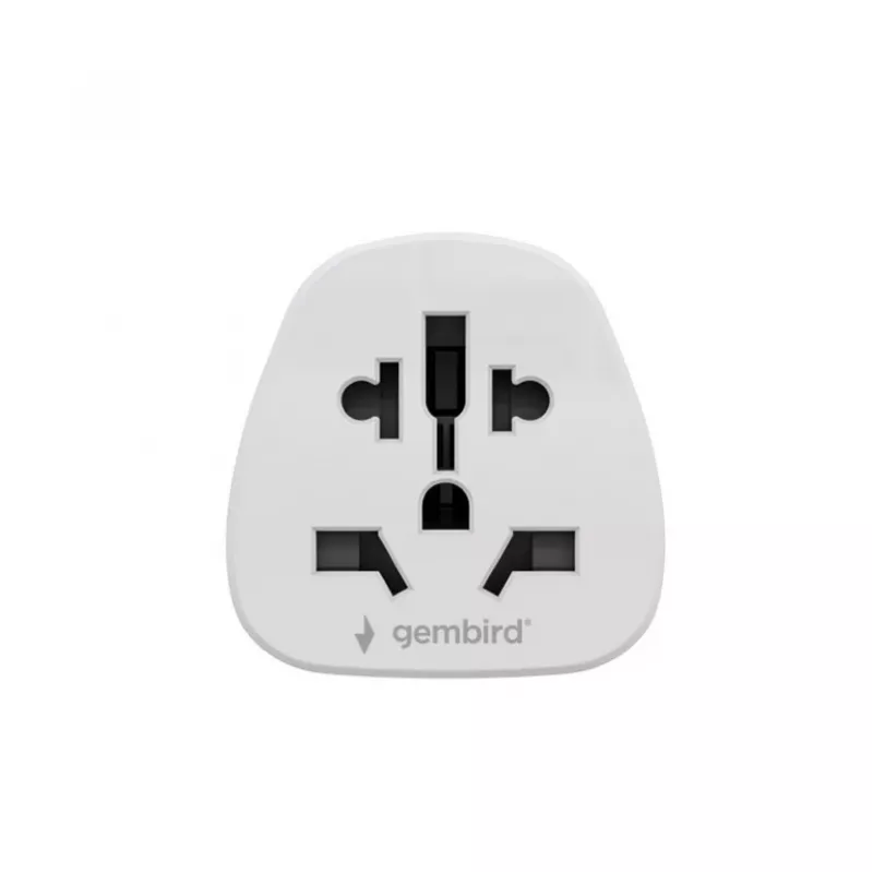 Reise-Steckdosenadapter GEMBIRD A-AC-EUMINTF — Welt auf EU, 15A