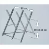 Einhell 4500067 Kettensägebock, silber, Metall verzinkt