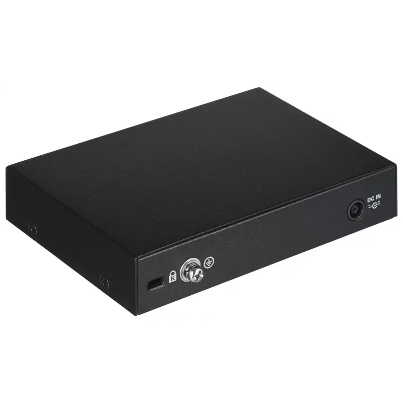 Dahua Technology PFS3006-4ET-60 Unmanaged L2 Fast Ethernet (10/100) Power over Ethernet (PoE) Schwarz