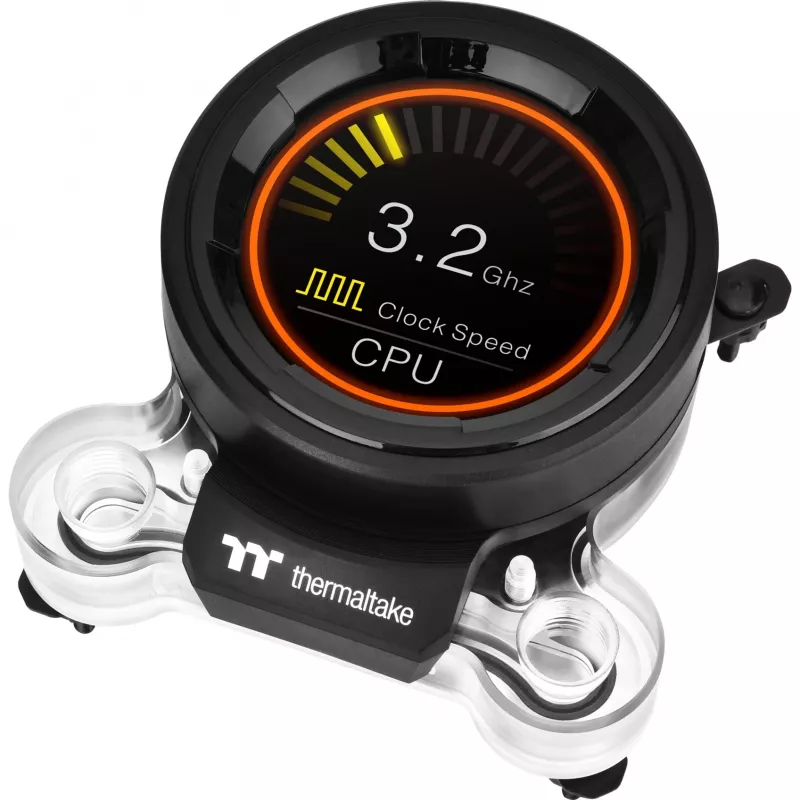 Wasserkühlung Pacific MX2 Ultra CPU-Wasserblock, Kupfer, 2,1-Zoll-LCD-Temperatursensor