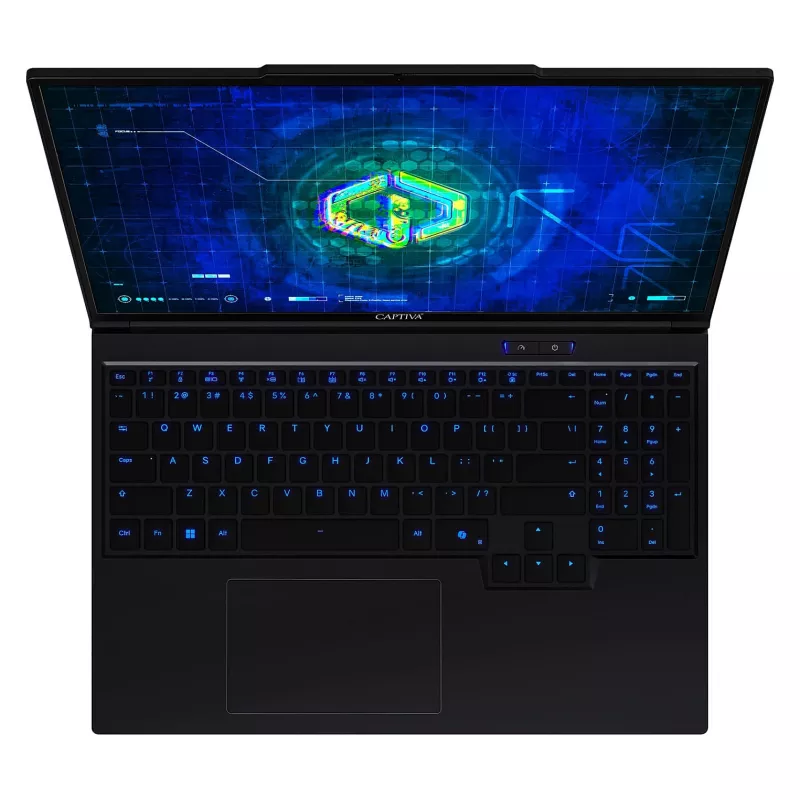 Laptop Captiva 99480 — Modell 99480, kein Betriebssystem installiert, onboard/diskrete GPU nicht verfügbar