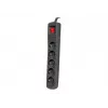 Steckdosenleiste ARMAC ARC 5 — 5 Steckdosen, 3 m Kabel, schwarz