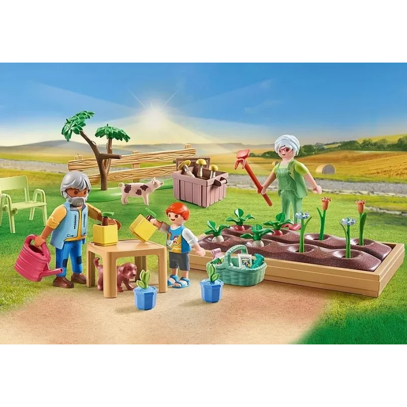 Playmobil 71443 Country: Gemüsegarten mit Großeltern