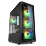 PC-Gehäuse Sharkoon TK4 RGB Midi Tower Schwarz
