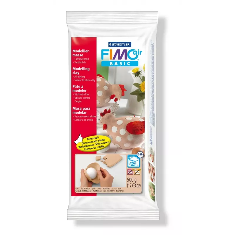 Modelliermasse Staedtler FIMO air basic 8100 Beige 500 g
