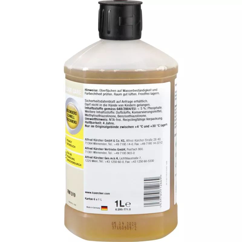 Kärcher RM519 Fast Dry Liquid Carpet Cleaner Allzweckreiniger 1000 ml