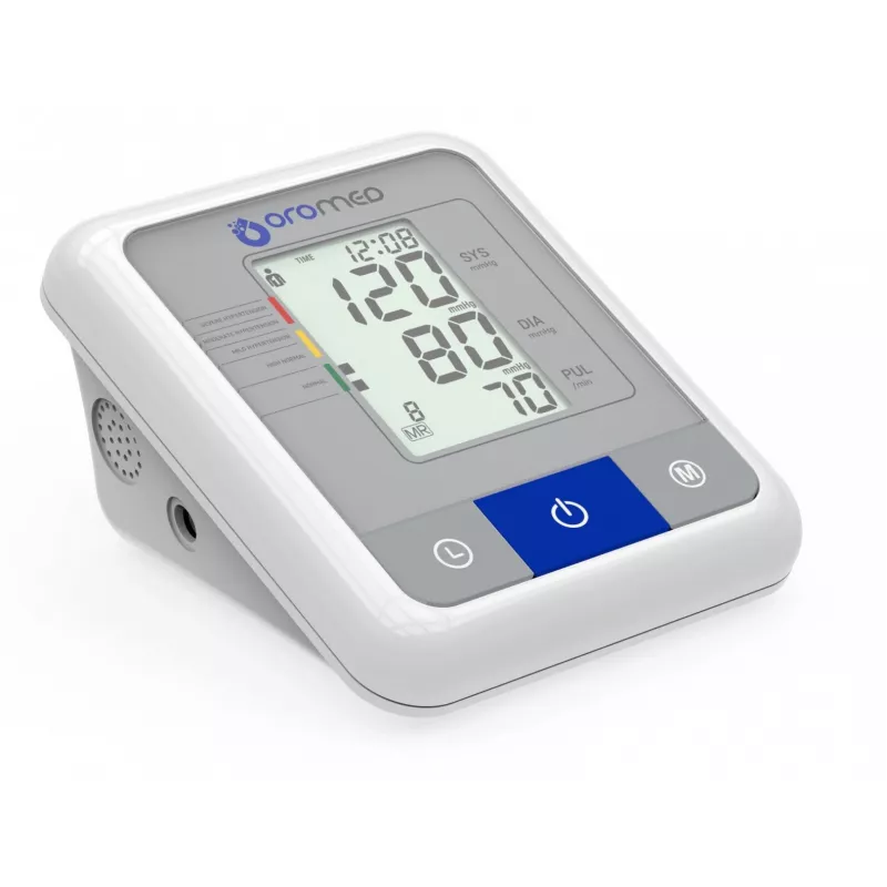 Oromed ORO-N1 Basic automatisches Oberarm-Blutdruckmessgerät, Weiß
