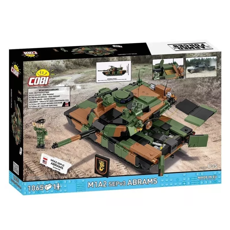 Konstruktionsset Cobi M1A2 SEPV3 Abrams Modell mit 1.065 Bausteinen