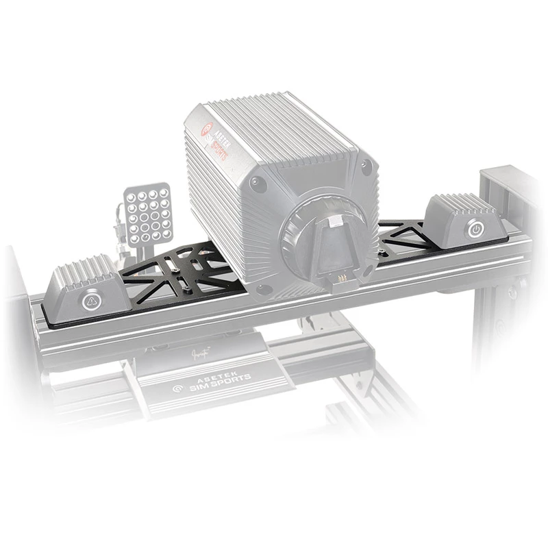 Montagehalterung Asetek SimSports 460×120×5 mm, Stahl, schwarz