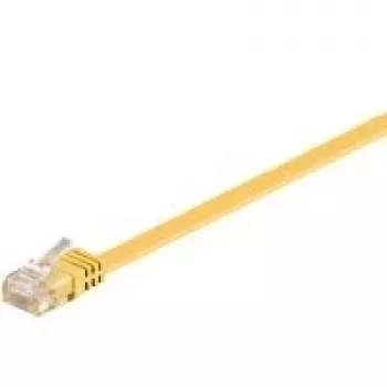 Netzwerkkabel Goobay RJ-45 CAT6 1m Gelb U/UTP