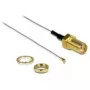 Koaxialkabel DeLOCK 88814 2 m MHF IV (I-PEX) HSC MXHP32 Grau