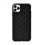 Schutzhülle Devia Woven2 für iPhone 11 Pro Max, gewebte Textur, schwarz