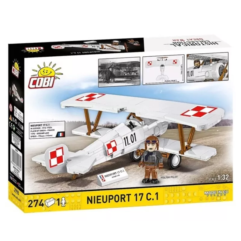 Cobi Bausteinset Nieuport 17 C.1 274-teiliges Modellbauset