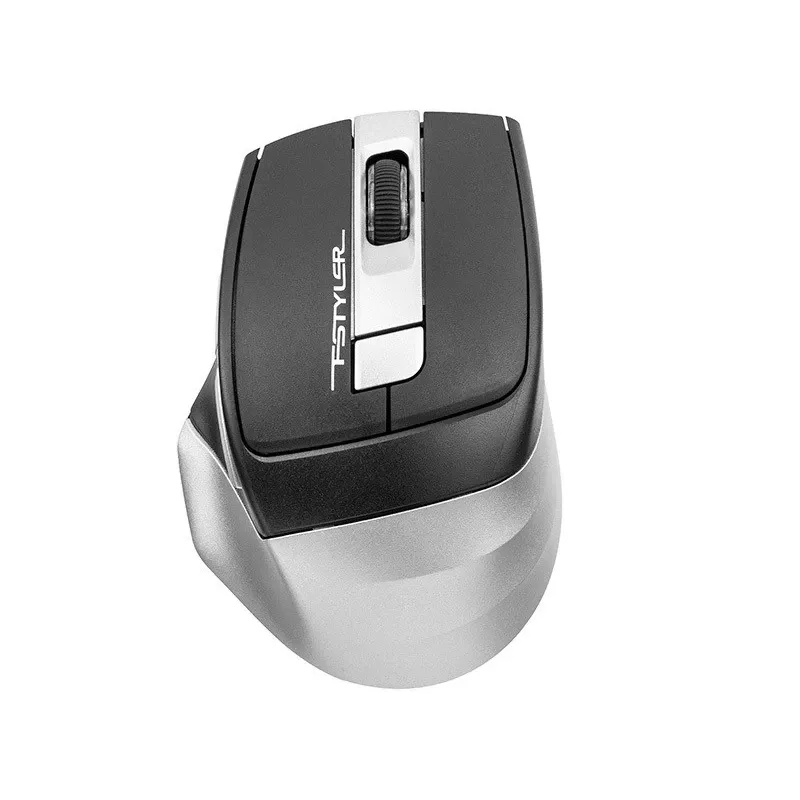 Kabellose Maus A4Tech FB35 (Modell 46717) – Bluetooth + 2,4 GHz, 2000 dpi, 6 Tasten, grau