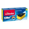 Schwamm VILEDA Rechteckig Faser, Handwäsche, gelb/schwarz/blau, 3er-Pack