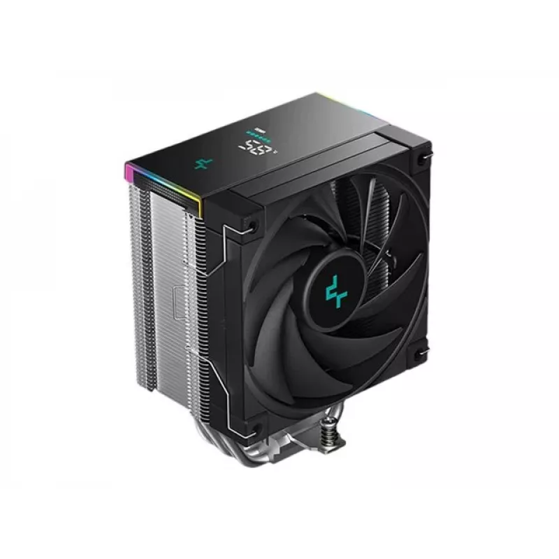 Luftkühler DeepCool AK500S Digital SE — 120-mm-Lüfter, unterstützt LGA1700/AM5/AM4- und Intel LGA115x/1200-Sockel, Schwarz