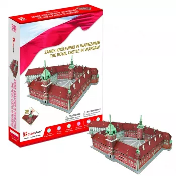 3D-Puzzle Cubicfun Warschauer Königsschloss Modell 306-20268 – Architekturmodell aus Karton, Maßstab und Stückzahl nicht angegeben