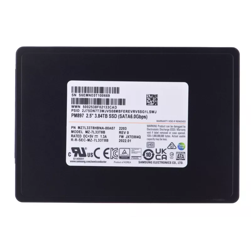 Samsung PM897 3.84 TB 2.5 Zoll Serial ATA III V-NAND