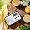 Tragbares Digitalradio Adler AD 1907 — UKW/MW, digitaler Tuner, Wecker, USB-C, 600 mAh Akku, LCD, 20 Senderspeicher, Teleskopantenne