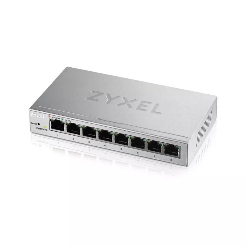 Zyxel GS1200-8 Managed Gigabit Ethernet (10/100/1000) Silber