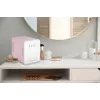 Mini-Kühlschrank mit LED-Makeup-Spiegel Elle ESDAFX04PUEU 4 L, lila