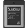 SANDISK Professional PRO-CINEMA 256 GB CFexpress VPG400 Typ B Karte bis zu 1700 MB/s Lesen, 1400 MB/s Schreiben