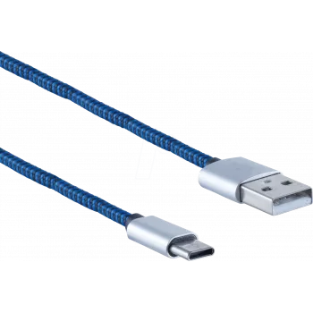 USB-Kabel ShiverPeaks BS14-50024 USB 2.0 2m USB A USB C Blau