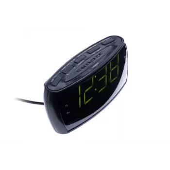 Weckerradio Adler AD 1121 — Weckerradio, FM/AM-Tuner, LED-Anzeige, Batterie-Backup, schwarz