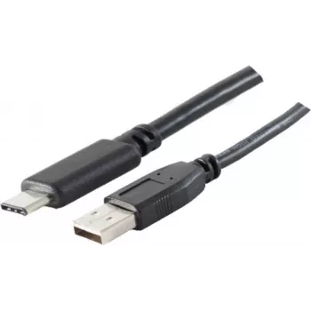 USB-Kabel S/CONN 77143-1.8 USB 2.0 1,8 m USB A USB C Schwarz
