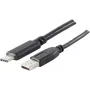 USB-Kabel S/CONN 77143-1.8 USB 2.0 1,8 m USB A USB C Schwarz