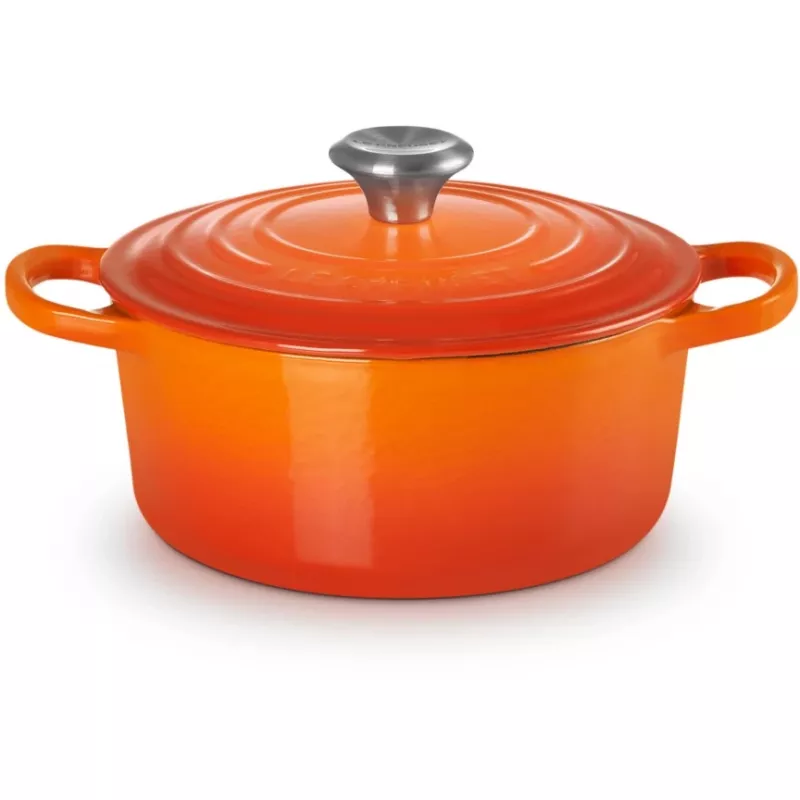 Le Creuset Signature Bräter rund 18 cm vulkanisch
