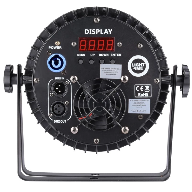 LIGHT4ME ALU QUAD PAR 18x6W RGBW - Bühnen-Spotlight