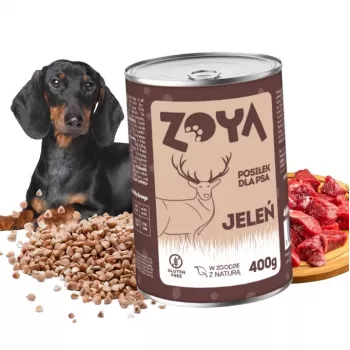 ZOYA Hirsch - Nassfutter für Hunde - 400g
