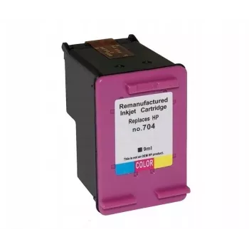 Tintenstrahldruckerpatrone Superbulk HP 704 CN693 Schwarz 150 ml (Einzelpackung, OEM-Code CN693)