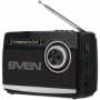 Lautsprecher SVEN SRP-155, schwarz (3W, Bluetooth, FM/AM/SW, USB, microSD, Taschenlampe, Akku)