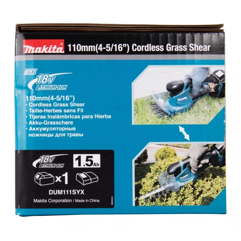 Makita DUM111SYX Motorsense/Rasentrimmer 27 W Akku Schwarz, Blau