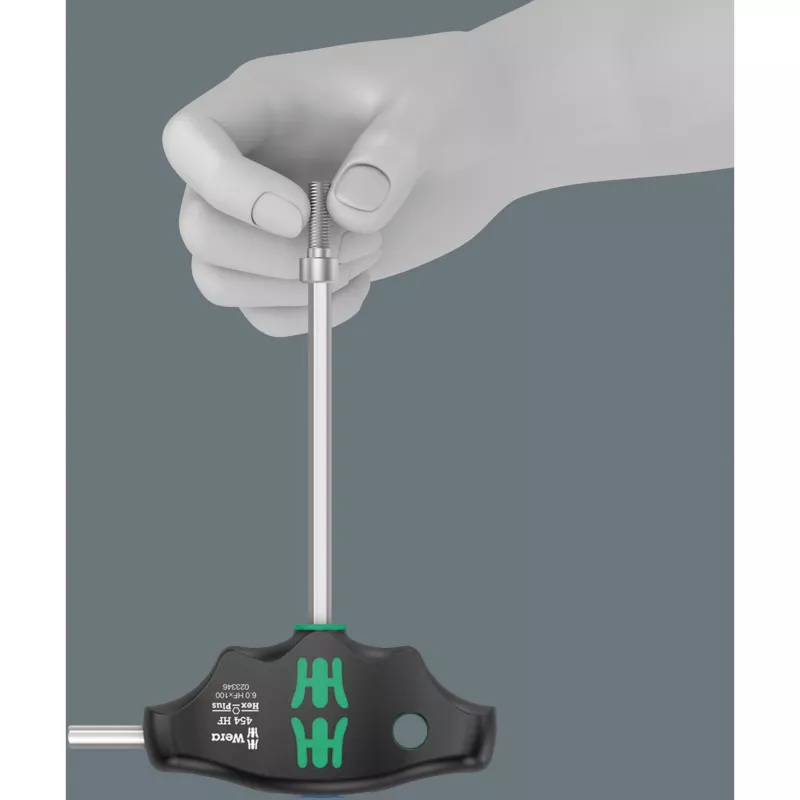 T-Griff-Set Wera Serie 400 454/7 HF, 7-teiliges T-Griff-Innensechskant- und Schraubendreher-Set