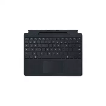 Microsoft Surface Pro Tastatur mit Slim Pen für Unternehmen QWERTZ Deutsch Microsoft Cover Port Schwarz