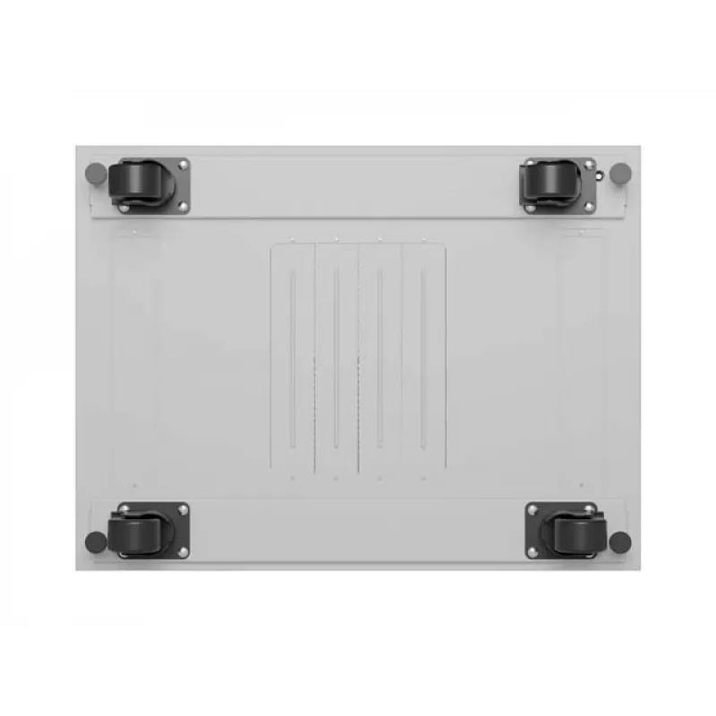 19 Zoll 32HE LANBERG Stand-Rack-Schrank 600×800 mm Grau mit Glastür und LCD (flach Pack)