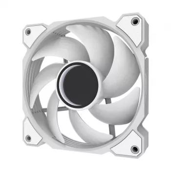 Darkflash DR08 Kühlungslüfter (Weiß) — Gehäuse-/CPU-Lüfter, Modell DR08 Weiß, einzelner 120-mm-Lüfter