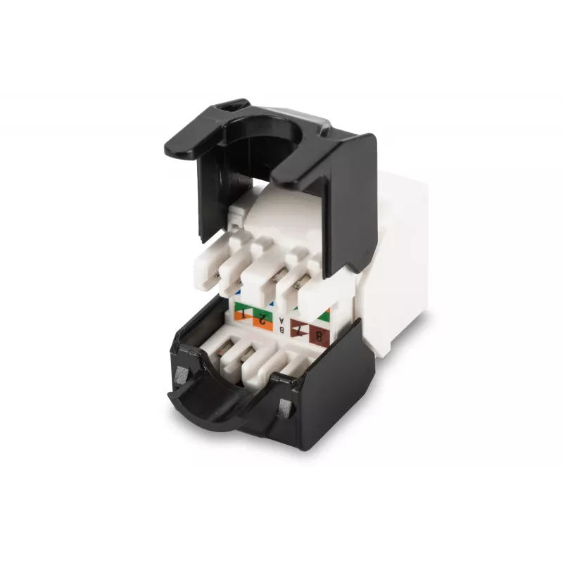 Digitus CAT 5e. Class D Keystone-Modul. Ungeschirmt. Werkzeugfrei