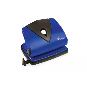 Forpus Locher, blau, bis zu 30 Blatt, Metall 1101-023