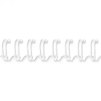 Fellowes - Bindekamm - 12 mm - 297 mm - 34 Ringe - A4 (210 x 297 mm) - 100 Blatt - Weiß - 100 Stück. (53270)