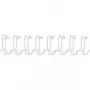 Fellowes - Bindekamm - 12 mm - 297 mm - 34 Ringe - A4 (210 x 297 mm) - 100 Blatt - Weiß - 100 Stück. (53270)