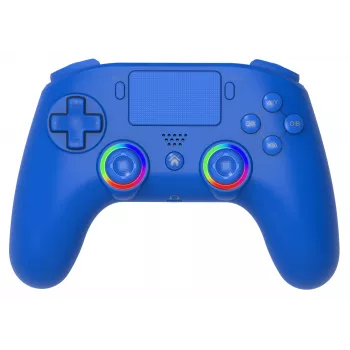 Kabelloser LED-Controller SUBSONIC SA5639-3 für PS4 und PC, blaues kabelloses Gamepad